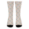 Pastel Axolotl Pattern Print Crew Socks