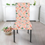 Pastel Axolotl Pattern Print Dining Chair Slipcover