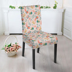 Pastel Axolotl Pattern Print Dining Chair Slipcover