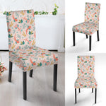 Pastel Axolotl Pattern Print Dining Chair Slipcover