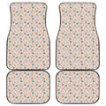 Pastel Axolotl Pattern Print Front and Back Car Floor Mats
