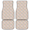 Pastel Axolotl Pattern Print Front and Back Car Floor Mats