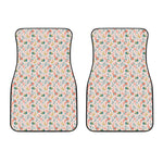 Pastel Axolotl Pattern Print Front Car Floor Mats