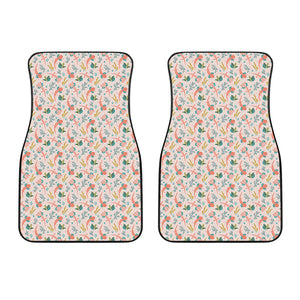 Pastel Axolotl Pattern Print Front Car Floor Mats