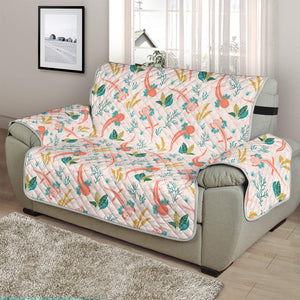 Pastel Axolotl Pattern Print Half Sofa Protector