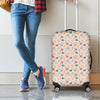 Pastel Axolotl Pattern Print Luggage Cover