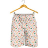 Pastel Axolotl Pattern Print Men's Shorts