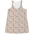 Pastel Axolotl Pattern Print Women's Racerback Tank Top