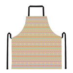 Pastel Aztec Tribal Pattern Print Apron