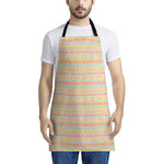Pastel Aztec Tribal Pattern Print Apron