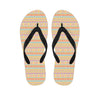 Pastel Aztec Tribal Pattern Print Flip Flops