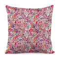 Pastel Bohemian Floral Pattern Print Pillow Cover