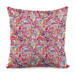 Pastel Bohemian Floral Pattern Print Pillow Cover
