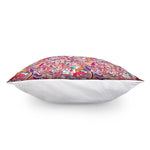 Pastel Bohemian Floral Pattern Print Pillow Cover