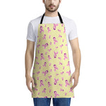 Pastel Breast Cancer Awareness Print Apron