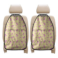 Pastel Breast Cancer Awareness Print Car Seat Organizers