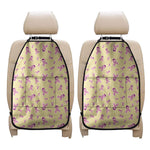 Pastel Breast Cancer Awareness Print Car Seat Organizers