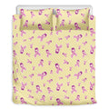 Pastel Breast Cancer Awareness Print Duvet Cover Bedding Set