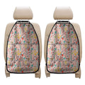 Pastel Cactus And Succulent Print Car Seat Organizers