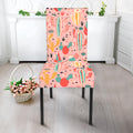 Pastel Cactus And Succulent Print Dining Chair Slipcover