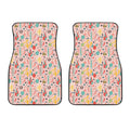 Pastel Cactus And Succulent Print Front Car Floor Mats