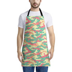 Pastel Camouflage Print Apron