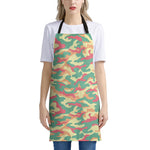 Pastel Camouflage Print Apron