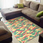 Pastel Camouflage Print Area Rug GearFrost
