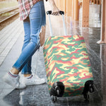 Pastel Camouflage Print Luggage Cover GearFrost