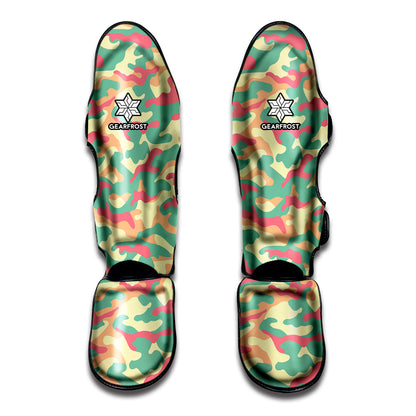 Pastel Camouflage Print Muay Thai Shin Guard