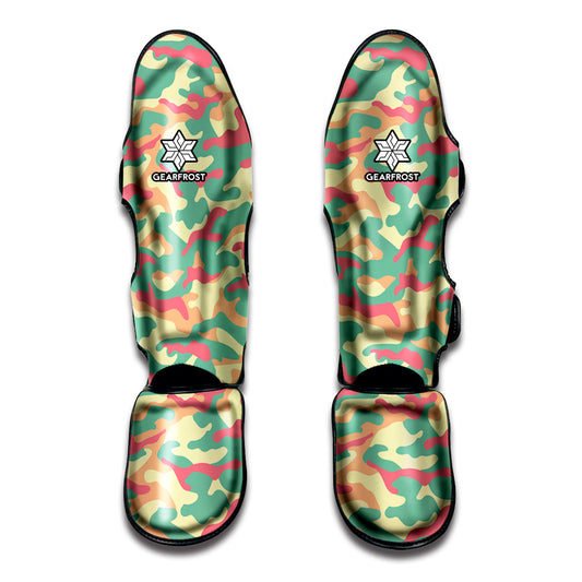 Pastel Camouflage Print Muay Thai Shin Guard