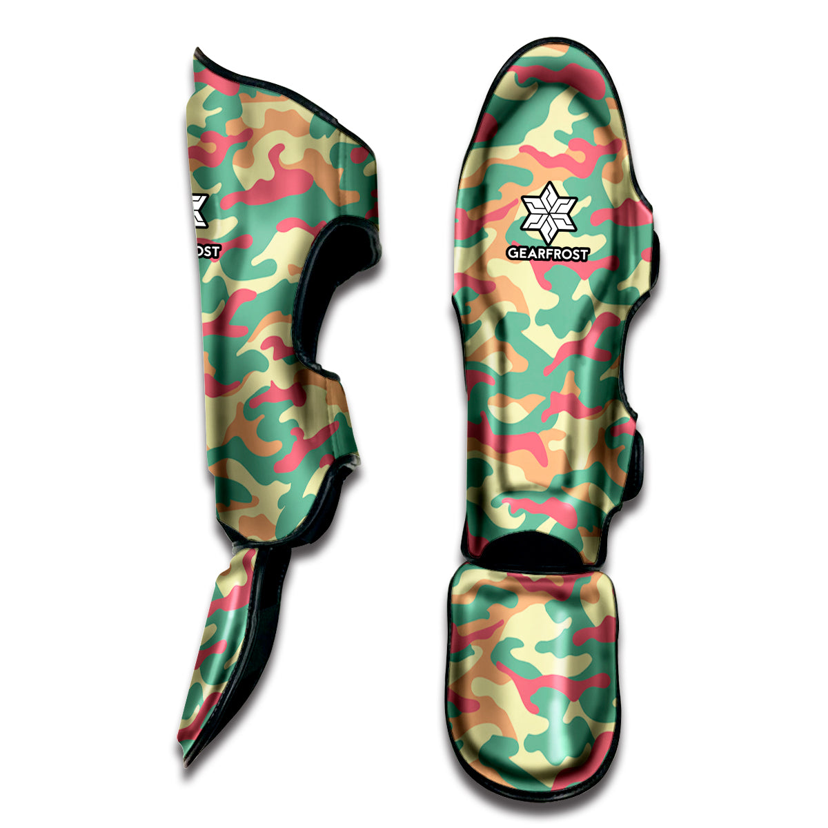 Pastel Camouflage Print Muay Thai Shin Guard