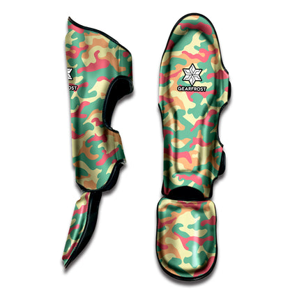 Pastel Camouflage Print Muay Thai Shin Guard