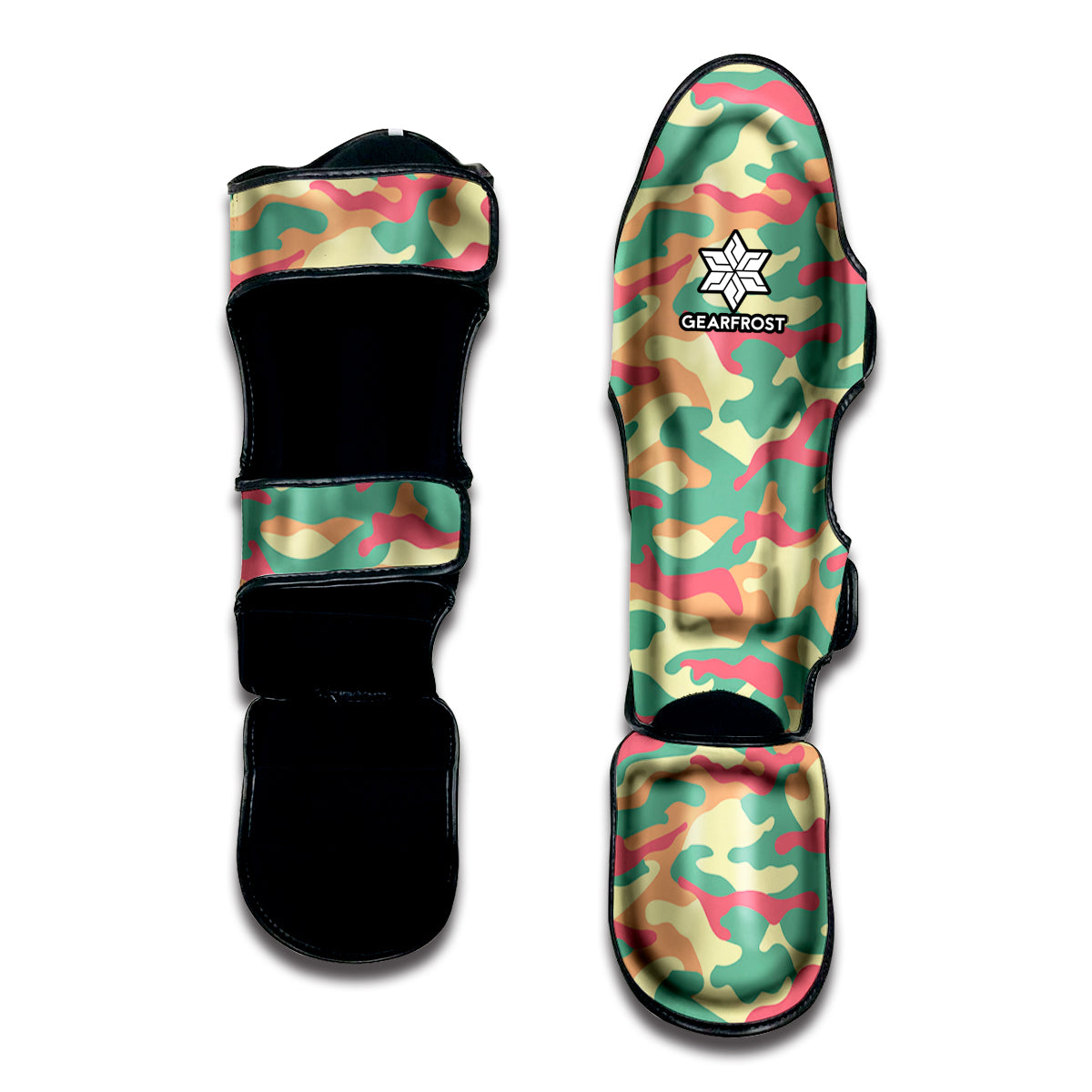 Pastel Camouflage Print Muay Thai Shin Guard