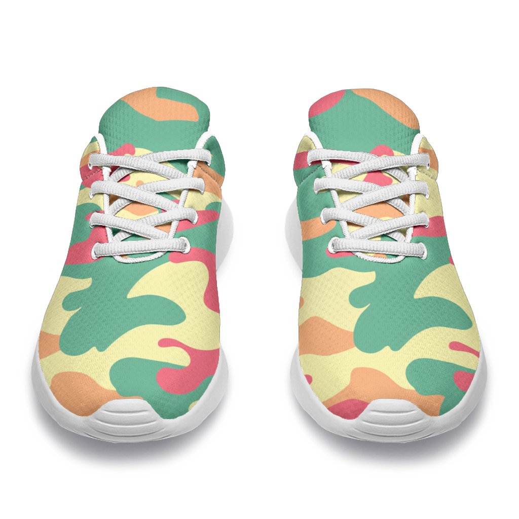 Pastel Camouflage Print Sport Shoes GearFrost