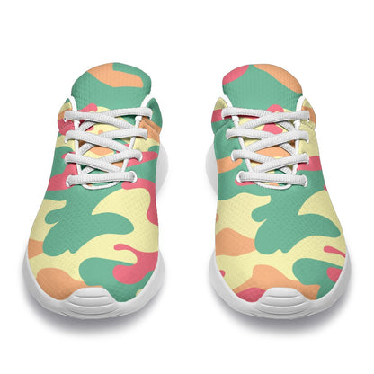 Pastel Camouflage Print Sport Shoes GearFrost