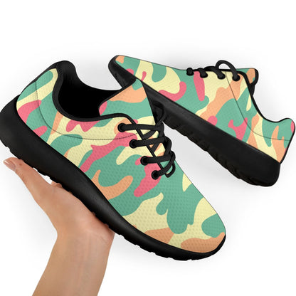 Pastel Camouflage Print Sport Shoes GearFrost