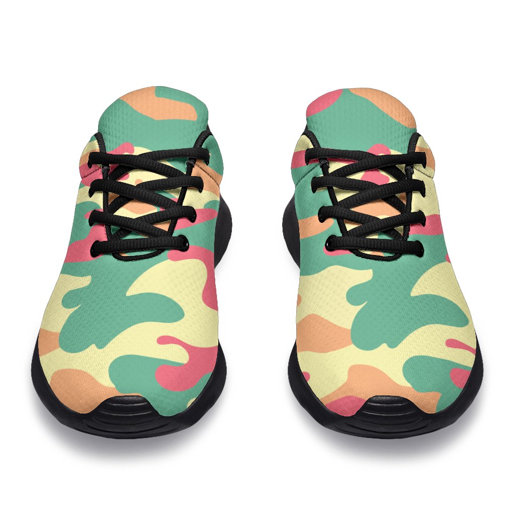 Pastel Camouflage Print Sport Shoes GearFrost