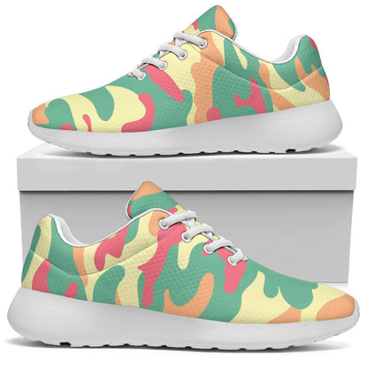 Pastel Camouflage Print Sport Shoes GearFrost