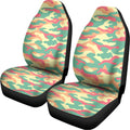 Pastel Camouflage Print Universal Fit Car Seat Covers