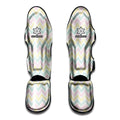 Pastel Chevron Pattern Print Muay Thai Shin Guards