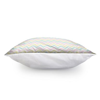 Pastel Chevron Pattern Print Pillow Cover