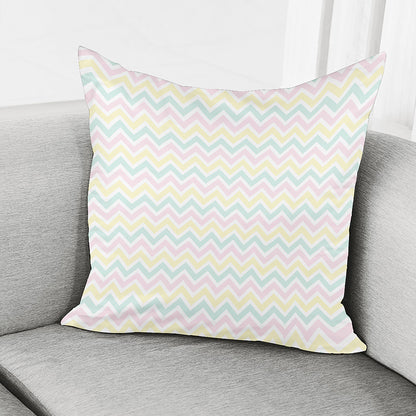 Pastel Chevron Pattern Print Pillow Cover