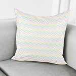 Pastel Chevron Pattern Print Pillow Cover