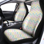 Pastel Chevron Pattern Print Universal Fit Car Seat Covers