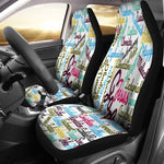 Pastel Christian Text Universal Fit Car Seat Covers GearFrost