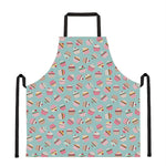 Pastel Cupcake Pattern Print Apron