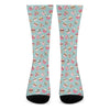 Pastel Cupcake Pattern Print Crew Socks