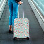 Pastel Cupcake Pattern Print Luggage Cover