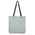 Pastel Cupcake Pattern Print Tote Bag